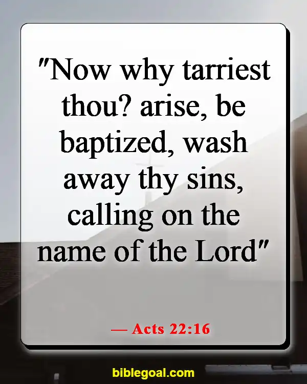 Bible Verses About Sins Being Washed Away (Acts 22:16)