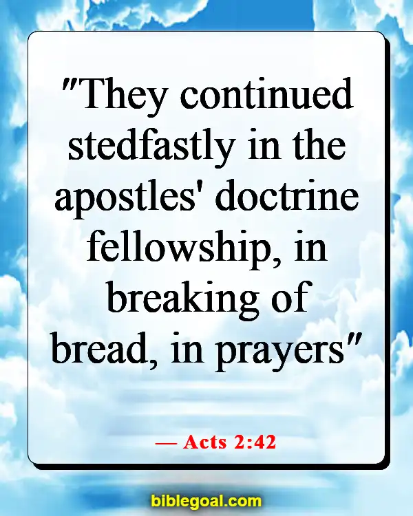 Bible Verses About Food And Fellowship (Acts 2:42)