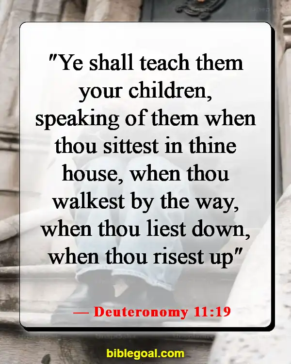 Bible Verse About Family Serving The Lord (Deuteronomy 11:19)