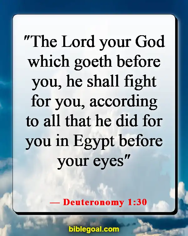 Bible Verses On Traveling The World (Deuteronomy 1:30)