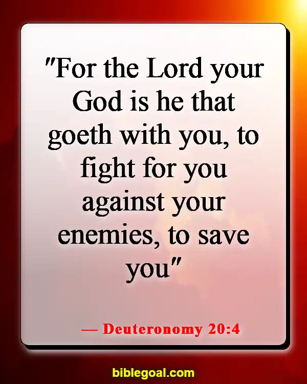 Bible Verses About Fighting Spiritual Warfare (Deuteronomy 20:4)