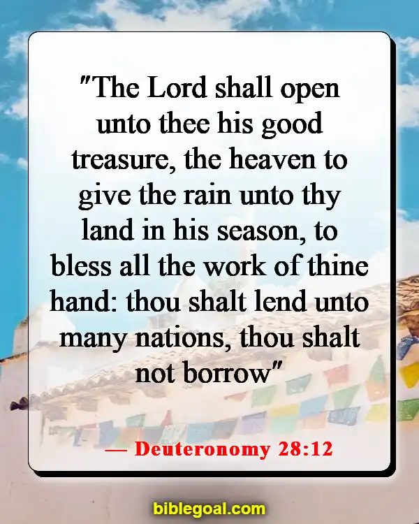 Bible Verse About Abundant Blessings (Deuteronomy 28:12)