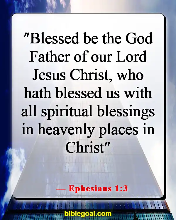 Bible Verse About Abundant Blessings (Ephesians 1:3)