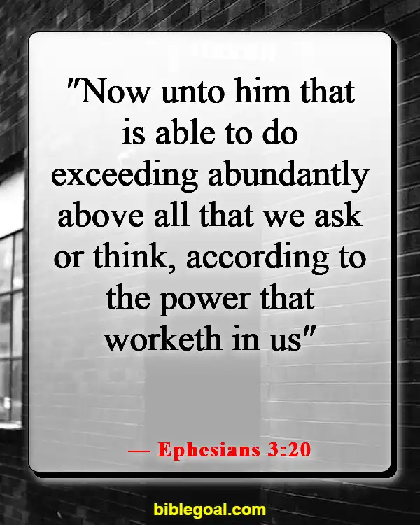 Bible Verses With God All Things Are Possible (Ephesians 3:20)