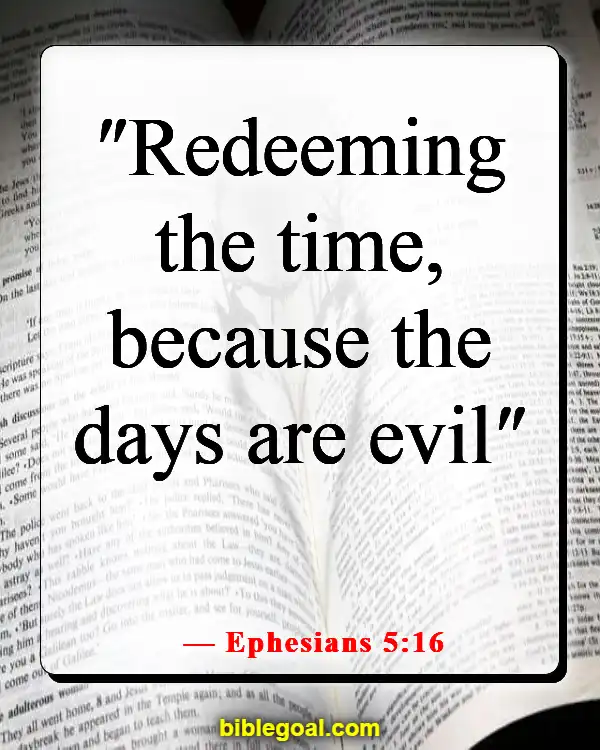 Bible Verses About Seasons Of Life (Ephesians 5:16)