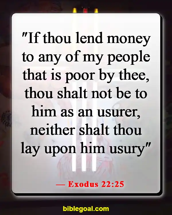 Bible Verses About Fairness In Business (Exodus 22:25)
