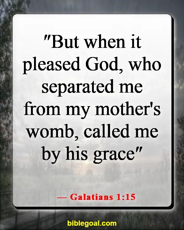 Bible Verses About Destiny (Galatians 1:15)