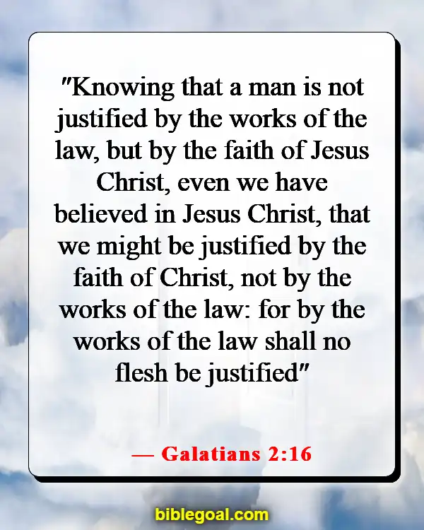Bible Verses About Not Being Perfect (Galatians 2:16)