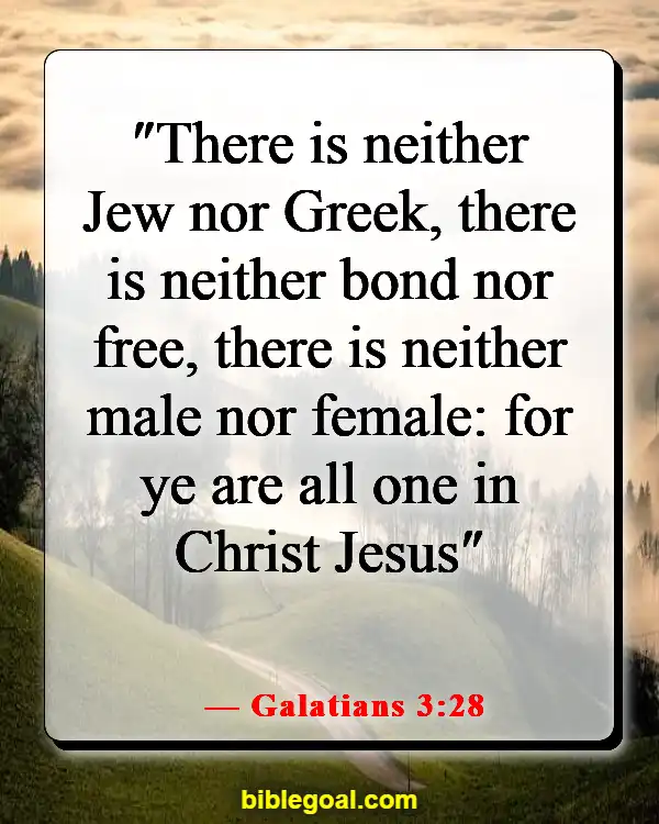 Bible Verses About Accepting Others As They Are (Galatians 3:28)