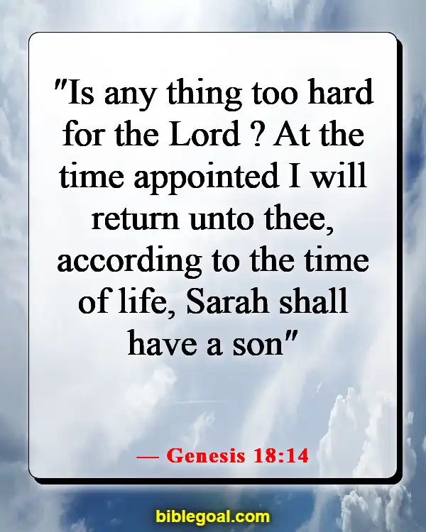 Bible Verses With God All Things Are Possible (Genesis 18:14)