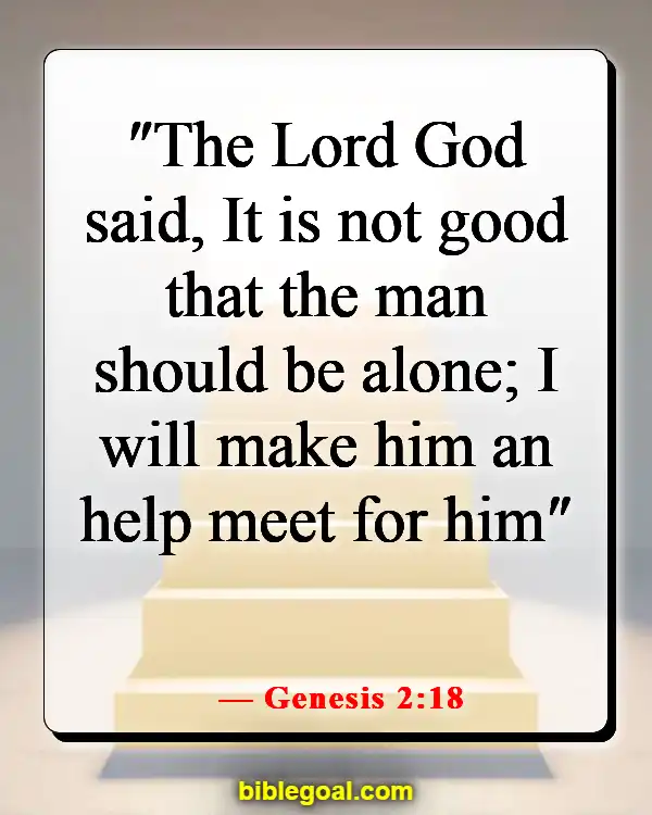 Bible Verses About God Sending You The Right Person (Genesis 2:18)