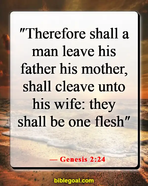 Bible Verses About Waiting For The Right Man (Genesis 2:24)