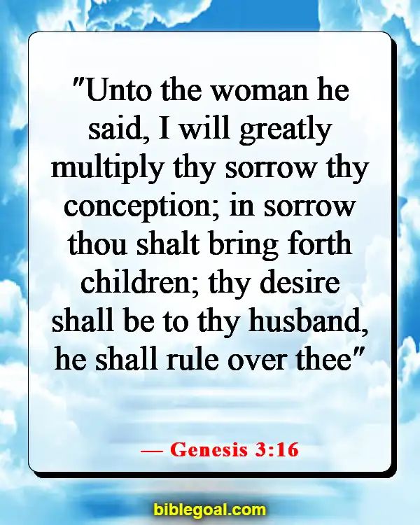 Bible Verses About Wise Woman (Genesis 3:16)