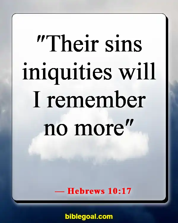 Bible Verses About Sins Being Washed Away (Hebrews 10:17)