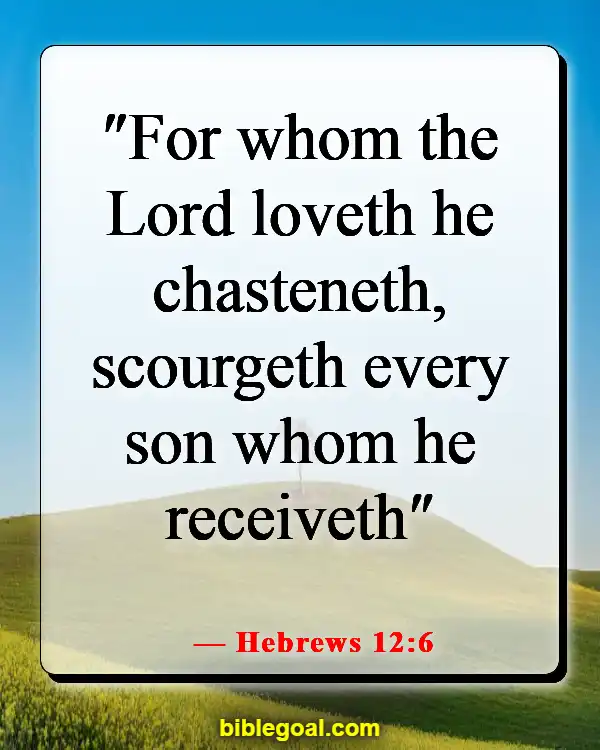 Bible Verse On Correcting Others In Love (Hebrews 12:6)