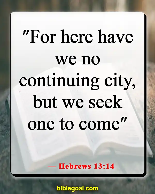 Bible Verses About The Hope Of Heaven (Hebrews 13:14)
