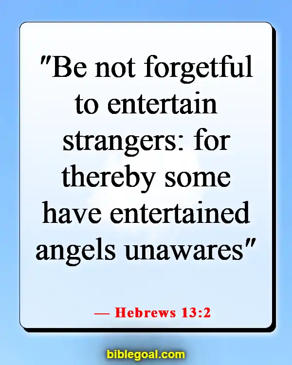 Bible Verses About Being Kind (Hebrews 13:2)