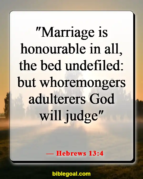Bible Verses About Waiting For The Right Man (Hebrews 13:4)