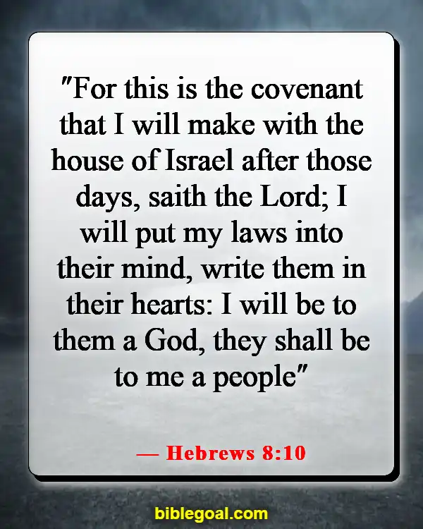 Bible Verses About Abiding By The Law (Hebrews 8:10)