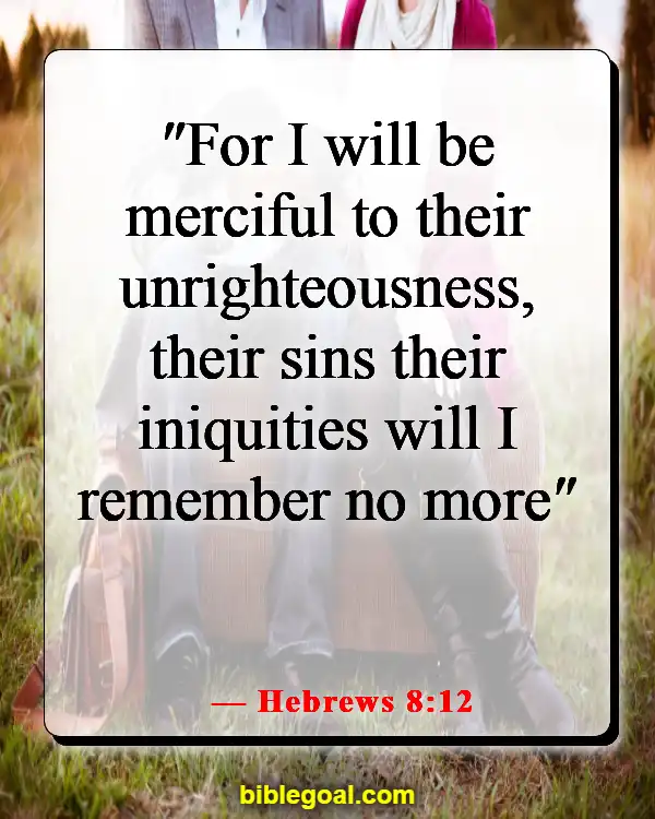 Bible Verses About Sins Being Washed Away (Hebrews 8:12)