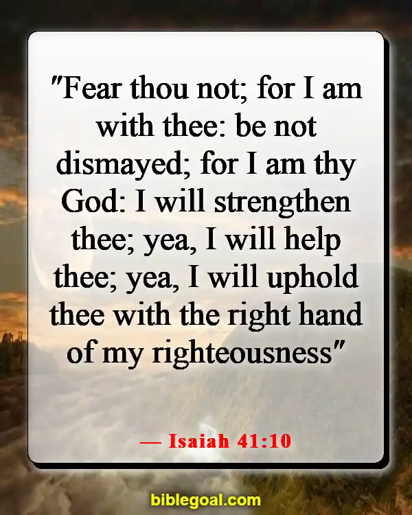 Bible Verse About Hope For The Future (Isaiah 41:10)