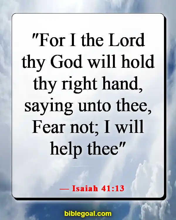 Bible Verses About Facing Challenges (Isaiah 41:13)