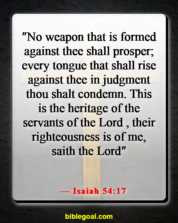 Bible Verses With God All Things Are Possible (Isaiah 54:17)