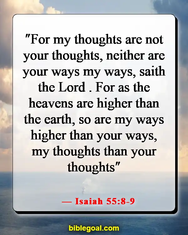 Bible Verses For When You Feel Dumb (Isaiah 55:8-9)