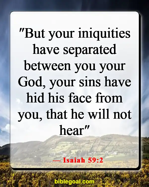 Bible Verses On Hindrances To Spiritual Growth (Isaiah 59:2)