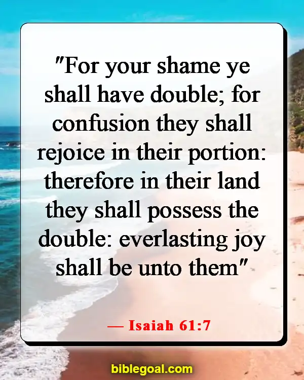 Bible Verse About Abundant Blessings (Isaiah 61:7)