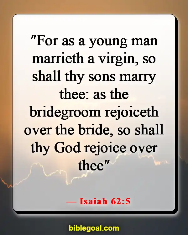 Bible Verses About God Sending You The Right Person (Isaiah 62:5)