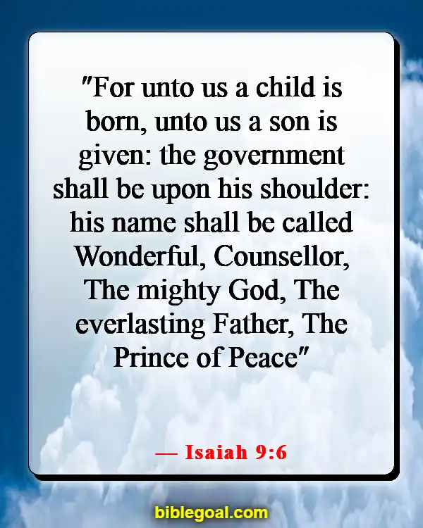 Bible Verses About Peace In The Presence Of God (Isaiah 9:6)