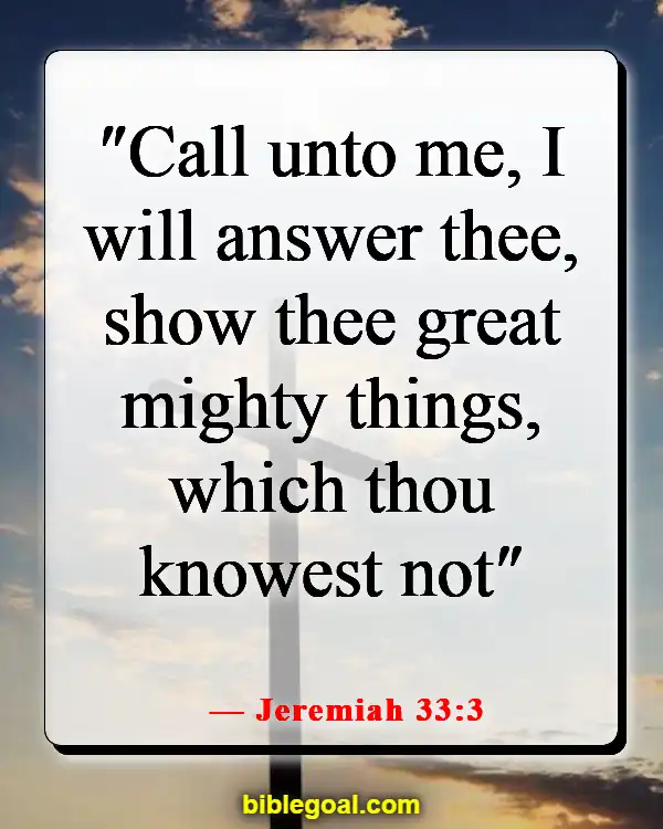Bible Verses For When You Feel Dumb (Jeremiah 33:3)