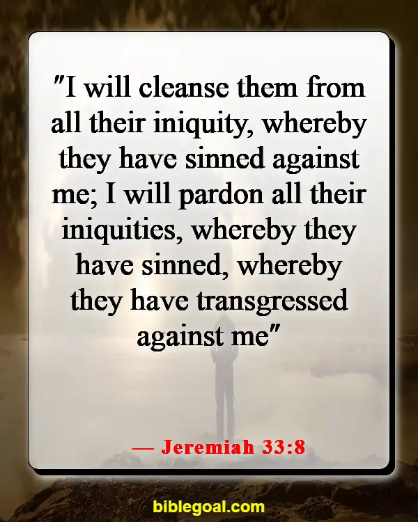 Bible Verses About Sins Being Washed Away (Jeremiah 33:8)