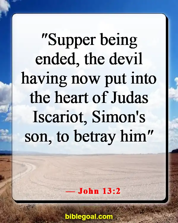 Bible Verses About Food And Fellowship (John 13:2)