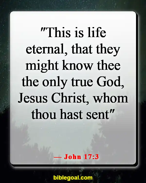 Bible Verse About Intimate Relationship With God (John 17:3)