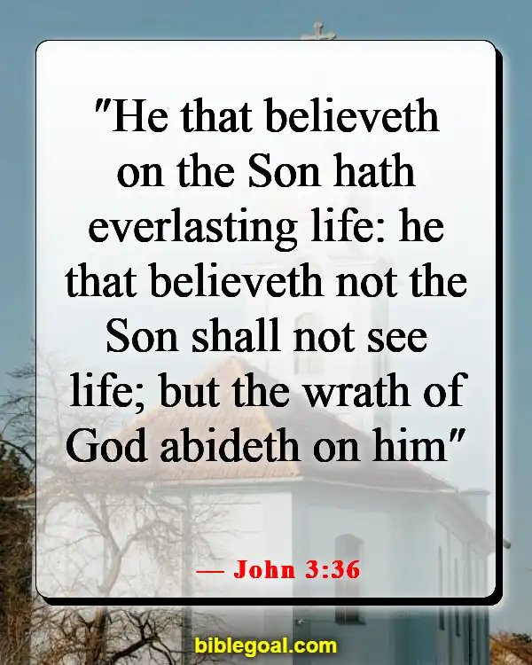 Bible Verses About The Wicked Being Punished (John 3:36)