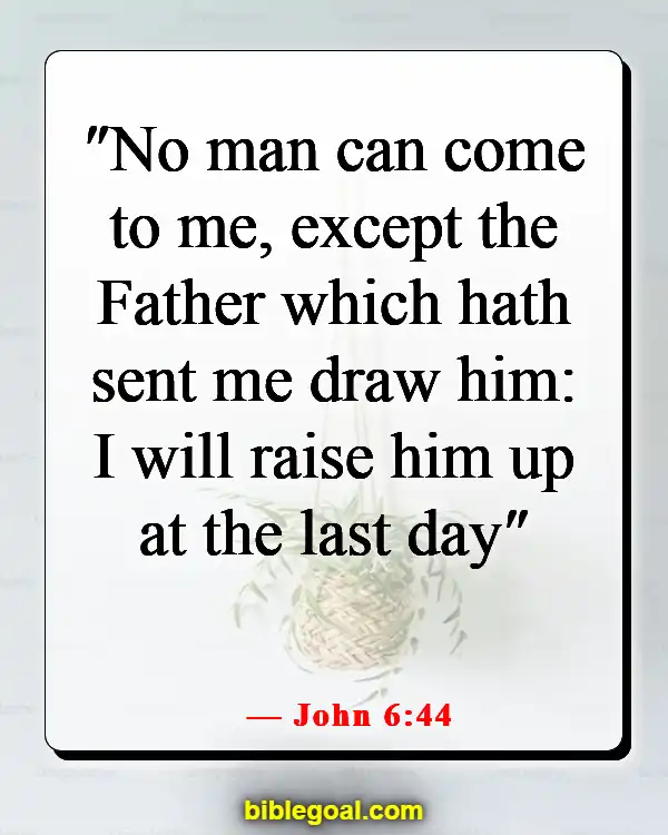 Bible Verses About God’s Unmerited  Favor (John 6:44)