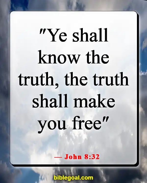 Bible Verses For When You Feel Dumb (John 8:32)