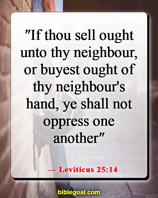 Bible Verses About Fairness In Business (Leviticus 25:14)