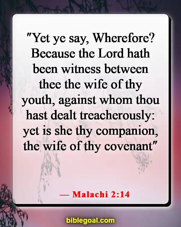 Bible Verses About God Sending You The Right Person (Malachi 2:14)