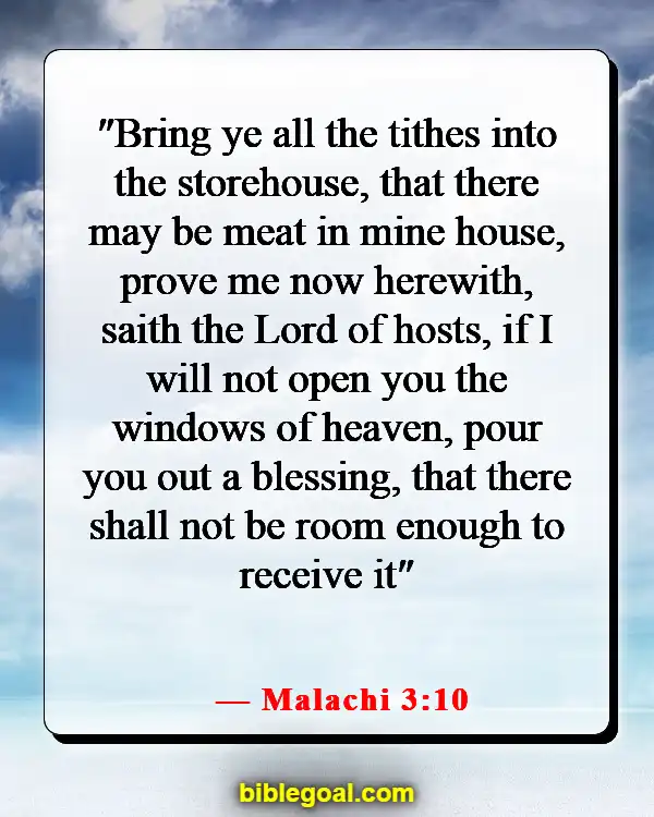 Bible Verse About Abundant Blessings (Malachi 3:10)