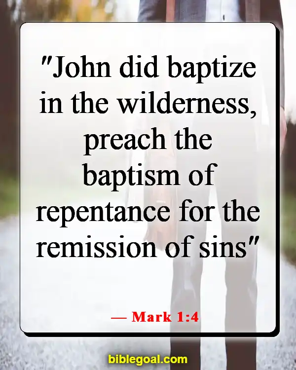 Bible Verses About Sins Being Washed Away (Mark 1:4)