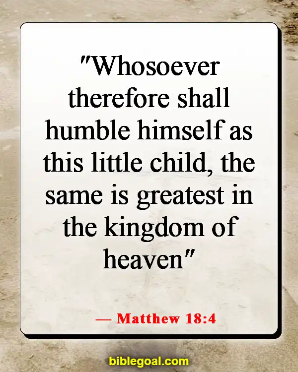 Bible Verse Humble Yourself In The Sight Of The Lord (Matthew 18:4)