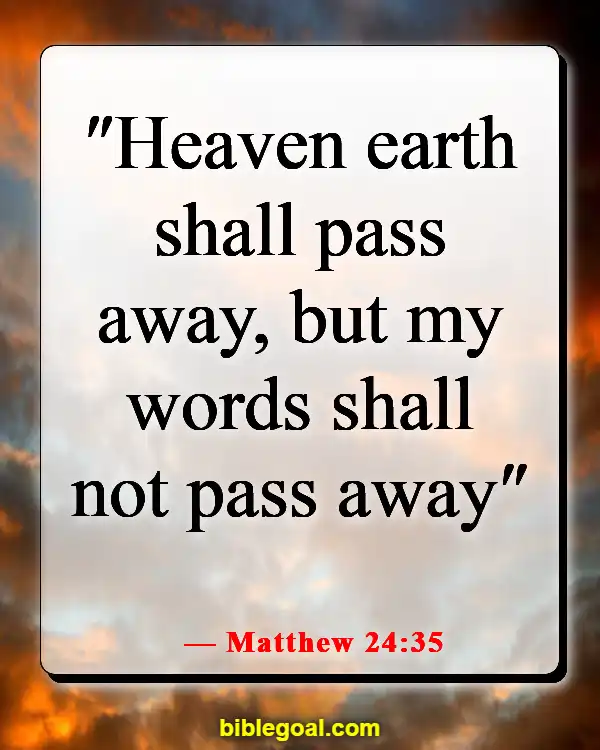 Bible Verse Food For The Soul (Matthew 24:35)