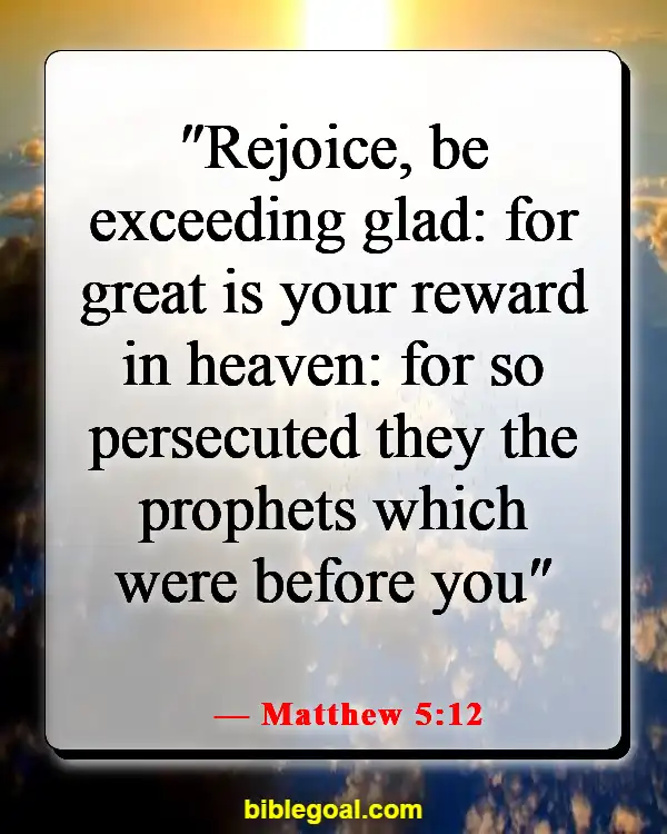 Bible Verses About The Hope Of Heaven (Matthew 5:12)