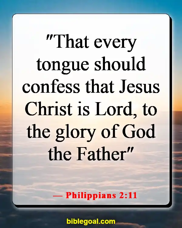 Bible Verses About Glorifying God (Philippians 2:11)