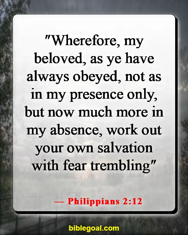 Bible Verses About Taking Responsibility For Your Own Actions (Philippians 2:12)