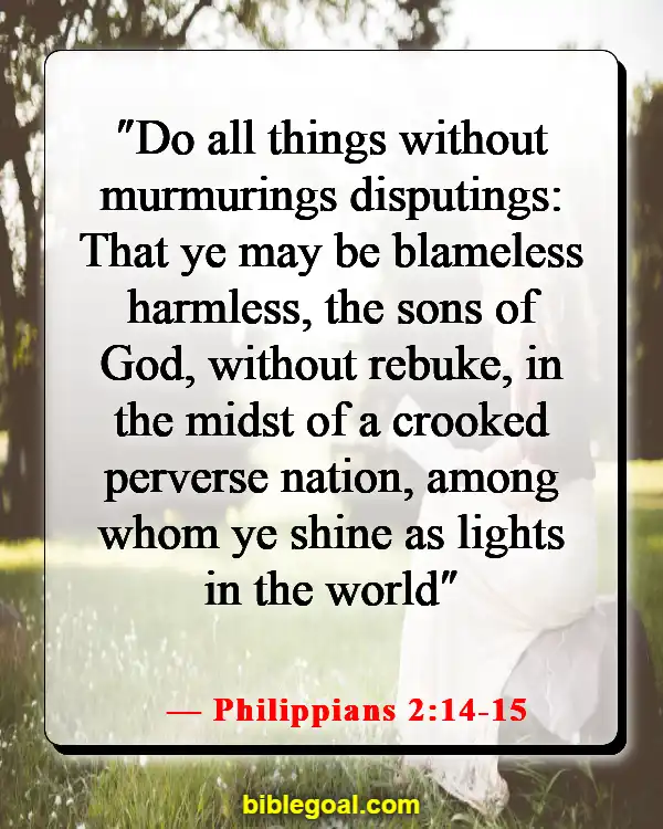 Bible Verses About A Woman Of Good Character (Philippians 2:14-15)