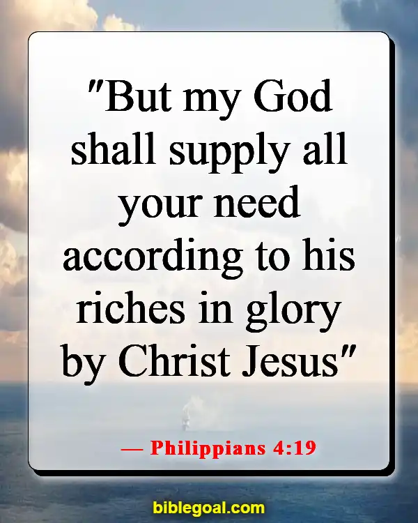 Bible Verses About God Protecting Us From Sickness (Philippians 4:19)